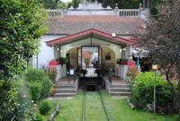 Bahnhofsgebäude in Monte Chartini Terme