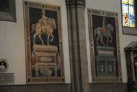 Reiterstandbilder im Dom von Florenz