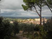 Blick von San Gimignano ins Umland