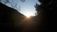 Sonnenuntergang in Südtirol ...