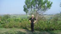 mit Blick auf die Weinregion Toskana in Empoli 