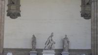 vor dem Palazzo Vecchio in Florenz