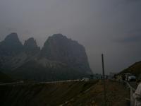 Blick vom Sellapaß vor der Abfahrt ins Tal,