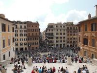  Blick von der Spanischen Treppe