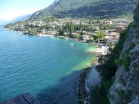 ... und auf das diesseitige Ufer von Malcesine.