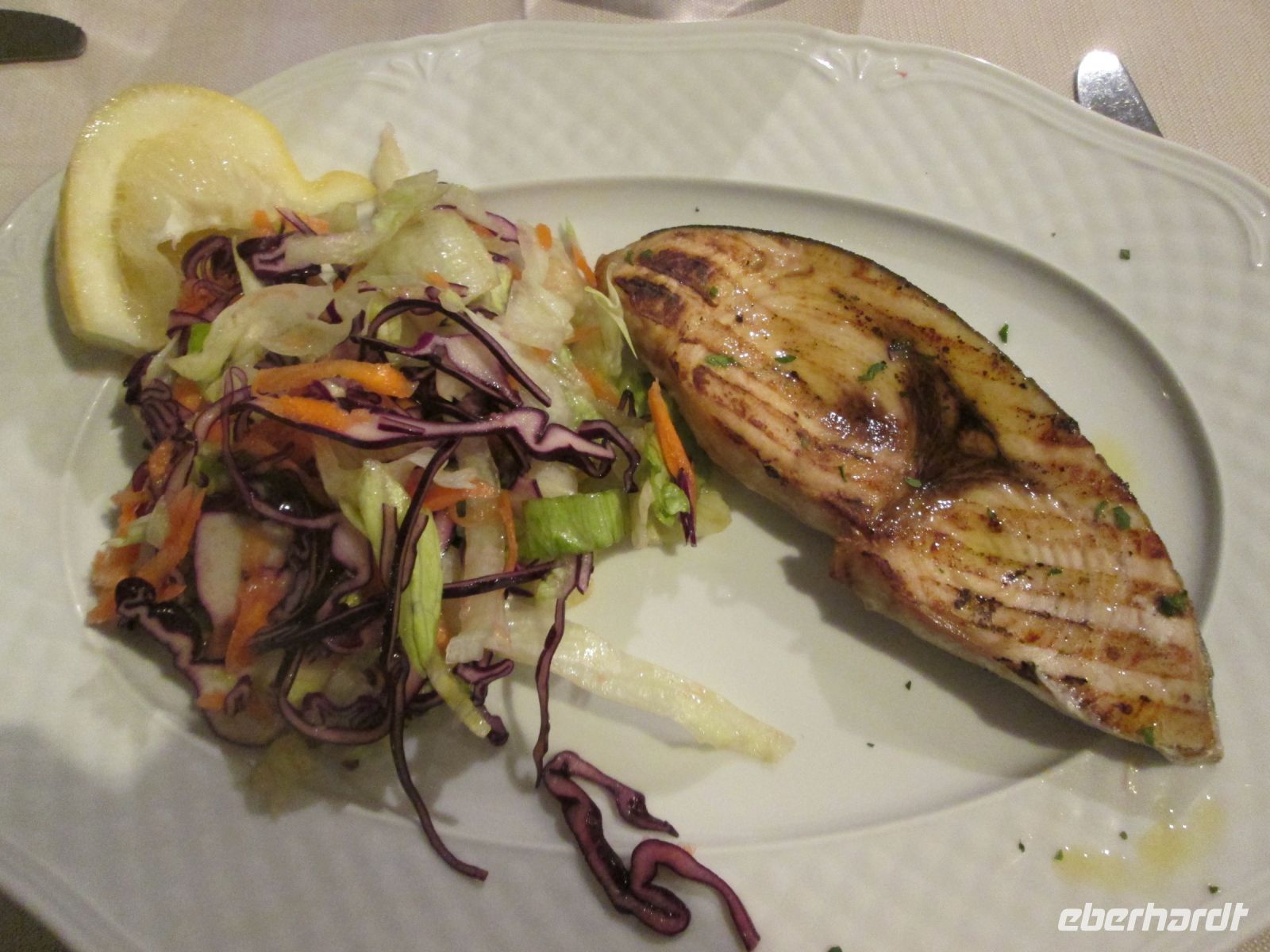 1. Abendessen im 
