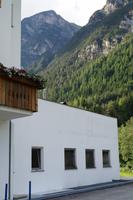 ein Blick vom Hotel in die Berge