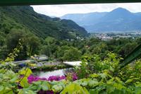 schöne Aussicht vom Balkon