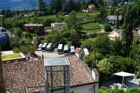 Blick aus dem Schloss