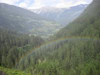 ... mit einem Regenbogen  
