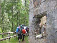 Auf der Östereichisch- Ungarischen Festung bei Peio aus dem ersten Weltkrieg 