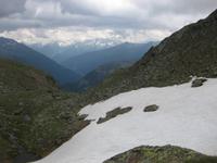 ... und weiter geht es zum Teil über Schnee
