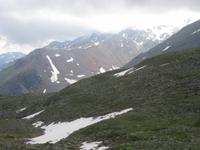 Blick über die Bergwelt vom 5 Seen Weg aus