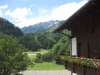 Blick vom Hotel Biancaneve nach Peio