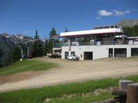 Bergstation unserer Gondelbahn