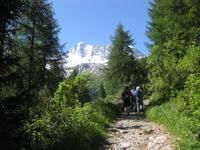 Auf dem Weg zur Denza Hütte