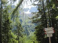 Auf dem Weg zur Denza Hütte