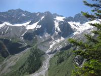 Die Nordwand der Cima Presanella Gruppe