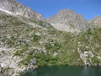 Lago Presanella hinter der Denza Hütte (2314 m)