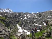 ... jetzt steigen wir hinauf zum Passo dei Pozzi