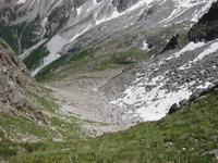 ... in der Scharte -Aufstieg zum Passo dei Pozzi