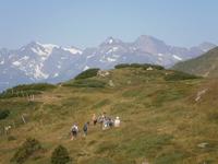 Gletscher im Hintergrund.