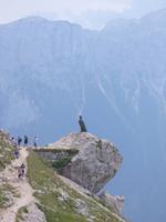 Christomannos-Denkmal am Rosengarten