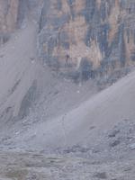 ...weit entfernt unsere Gruppe am Lagazuoi