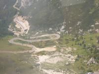 der Blick nach unten (Lagazuoi)