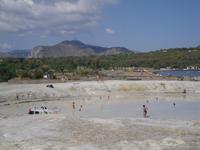 Schwefelbad auf der Insel Vulcano