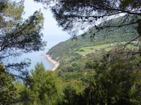 Ausblick auf die Küste des Cilento