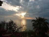 Sonnenuntergang am Grand Hotel Santa Maria am letzten Abend unseres Aufenthaltes