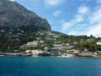 Blick auf Piccola Marina von Capri