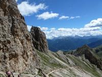 Abstieg zur Rotwandhütte