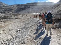 Weg zum Piz Boé 3.152 m