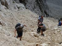 Abstieg nach Corvara