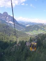 Gondel nach Corvara