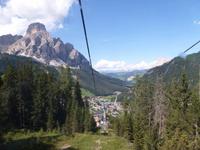 Blick auf Corvara