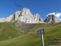 Weg zur Plattkofel Hütte