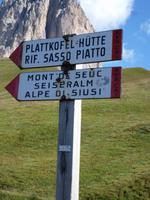 Weg zur Plattkofel Hütte