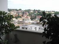Blick von der Dachterrasse des Tiberio-Hotels