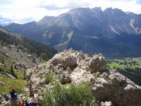 bizarre Felsen im Rosengarten 