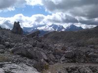 Wolken und Berge sind manchmal kaum zu unterscheiden. 