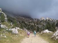 Weg zur Emilio-Comici-Hütte 