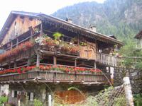Typisches Gebirgshaus in Sottoguda 