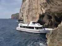 Neptunsgrotte - unser Schiff