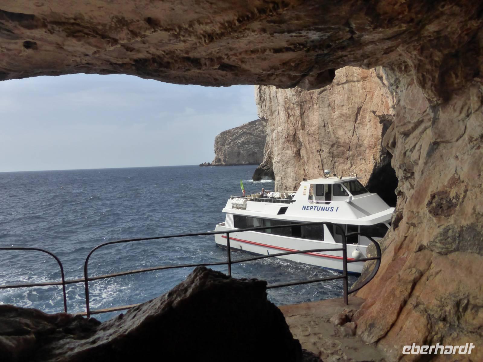 Neptunsgrotte - unser Schiff
