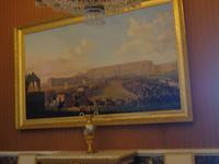 Historisches Gemälde des Schlosses von Casreta