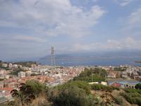 Blick zur Strasse von Messina