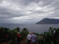 Blick von Lipari auf die Nachbarinseln